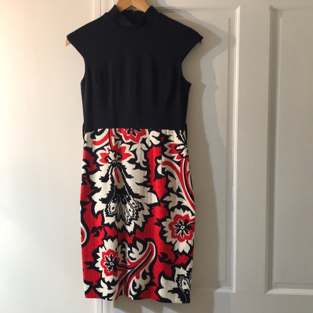 Milly of New York Mock Turtleneck Mod Dress